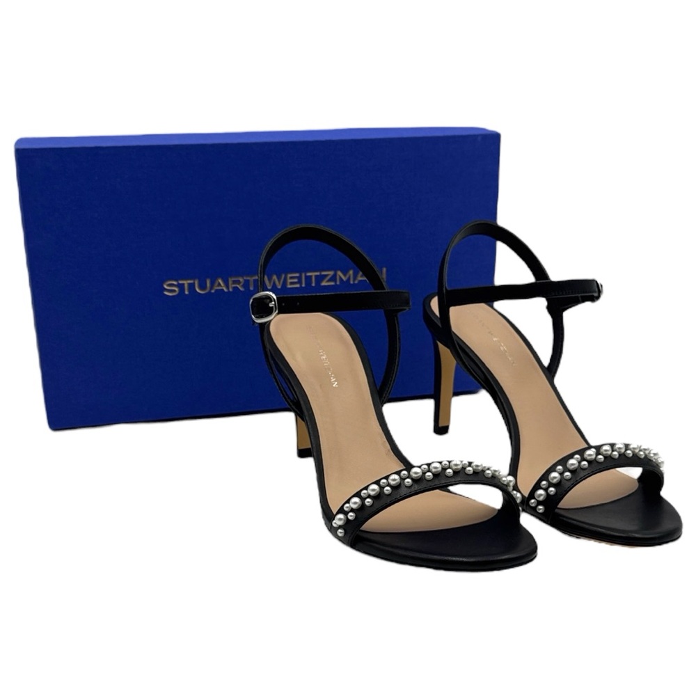 Stuart Weitzman Dancer Embellished Heel Sandals Size 9